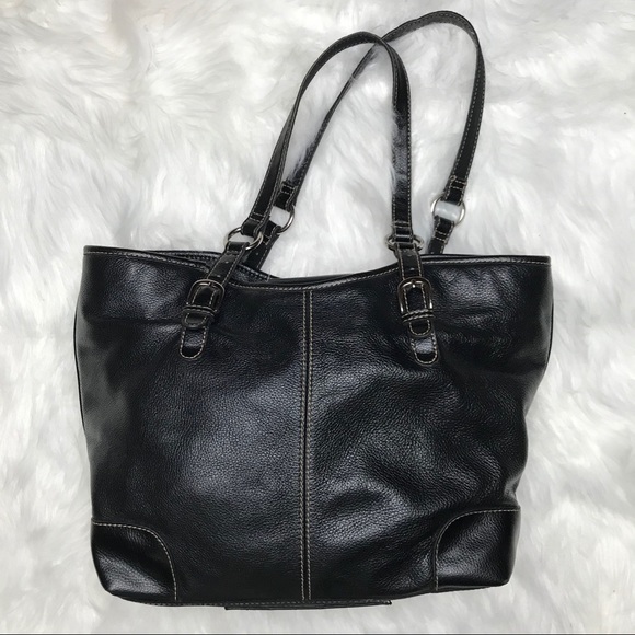The Sak Black Pebble Leather Tote - Picture 2 of 9
